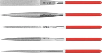 Yato Sada pilníků jehlových diamantových 5 x 180 mm 5 ks Yato Sada pilníků jehlových diamantových 5 x 180 mm 5 ks