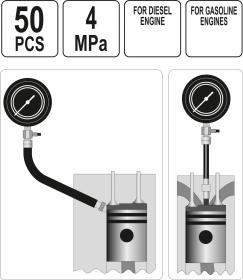 Yato Sada pro měření kompresního tlaku motorů