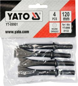 Yato Sada sekáčů pro pneumatické kladivo 4ks