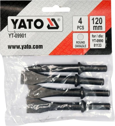 Yato Sada sekáčů pro pneumatické kladivo 4ks