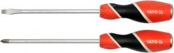 Yato Sada šroubováků 2ks, - 6mm, + PH2, úderové Yato Sada šroubováků 2ks, - 6mm, + PH2, úderové