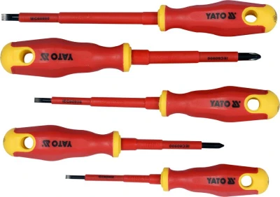 Yato Sada šroubováků 5 ks izolované 1kV Yato Sada šroubováků 5 ks izolované 1kV