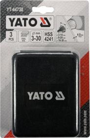 Yato Sada stupňovitých kuželových vrtáků do plechu 3-30mm