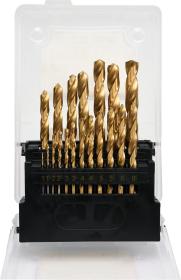 Yato Sada vrtáků do železa HSS-TiN 19ks 1-10mm