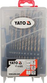 Yato Sada vrtáků na kov 25ks HSS-COBALT 1-13mm