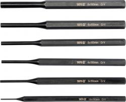 Yato Sada vyrážečů 6ks, 150mm, pr. 1,5, 3, 4, 5, 6, 8mm Yato Sada vyrážečů 6ks, 150mm, pr. 1,5, 3, 4, 5, 6, 8mm