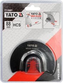 Yato Segmentový pilový list pro multifunkci HCS, 88mm (dřevo, plast)