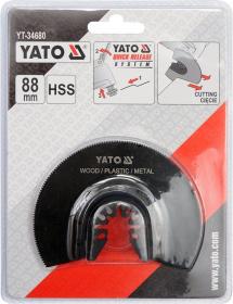 Yato Segmentový pilový list pro multifunkci HSS, 88mm (dřevo, plast, kov)