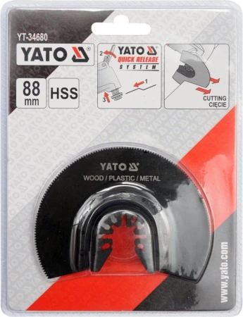 Yato Segmentový pilový list pro multifunkci HSS, 88mm (dřevo, plast, kov)