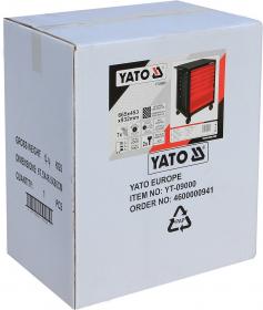 Yato Skříňka dílenská pojízdná 7 zásuvek černo/červená