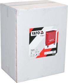 Yato Skříňka dílenská pojízdná 7 zásuvek červená
