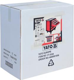 Yato Skříňka dílenská pojízdná s nářadím (177ks) 6 zásuvek