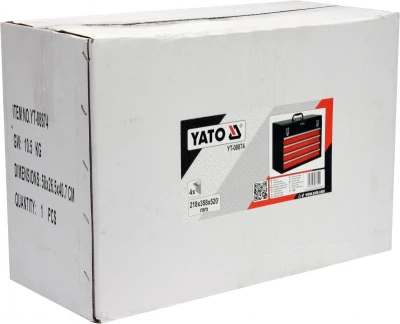 Yato Skříňka na nářadí, 4x zásuvka