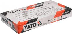 Yato Souprava závitníků 44ks, M3, M4, M5, M6, M8, M10, M12