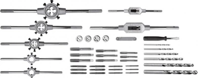 Yato Souprava závitníků 44ks, M3, M4, M5, M6, M8, M10, M12