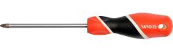 Yato Šroubovák křížový PZ2 x 100 mm magnetický S2 Yato Šroubovák křížový PZ2 x 100 mm magnetický S2