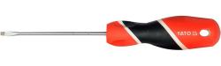 Yato Šroubovák plochý 4 x 100 mm magnetický S2 Yato Šroubovák plochý 4 x 100 mm magnetický S2