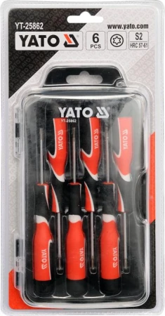 Yato Šroubováky jemné sada 6ks, T5, T6, T7, T8, T9, T10