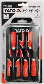 Yato Šroubováky jemné sada 7ks, 2,3,PH00,PH0,T5,T6,T7
