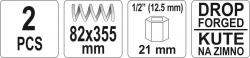 Yato Stahovák pružin tlumičů automobilů 355 x 82 mm 2ks