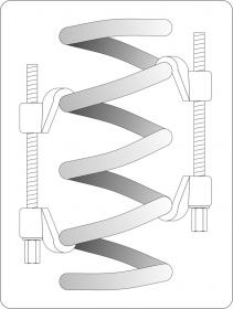 Yato Stahovák pružin tlumičů automobilů 355 x 82 mm 2ks