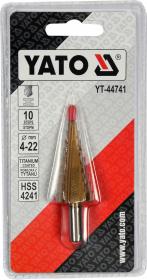 Yato Stupňovitý kuželový vrták 4-22mm