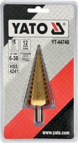 Yato Stupňovitý kuželový vrták 6-38mm