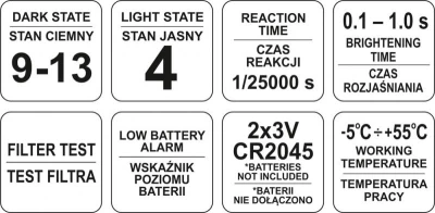 Yato Svářečská kukla samostmívací PROFI
