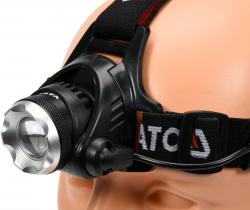 Yato Svítilna čelovka LED XM-L2 CREE 10W, 450 lm