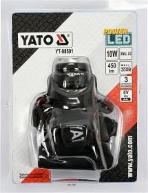 Yato Svítilna čelovka LED XM-L2 CREE 10W, 450 lm