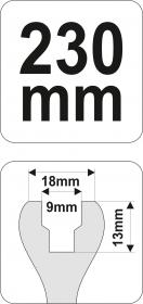 Yato Uvolňovač čalounění dveří 230mm