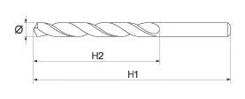 Yato Vrták na kov 3,2 mm HSS-COBALT 1 ks 135°