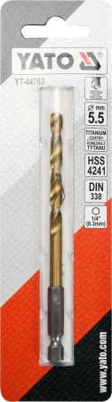 Yato TITAN 1/4" 5,5mm vrták na kov