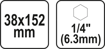 Yato Vrták plochý 38 x 152mm