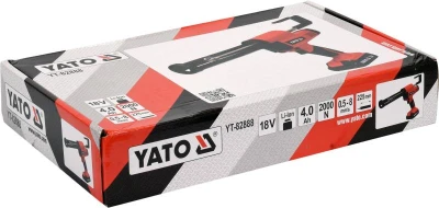 Yato Vytlačovací AKU pistole 18V sada