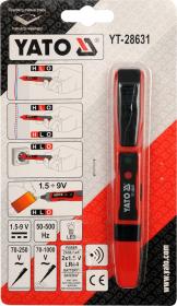 Yato Zkoušečka napětí 70-1000V ~, 1,5-9V =