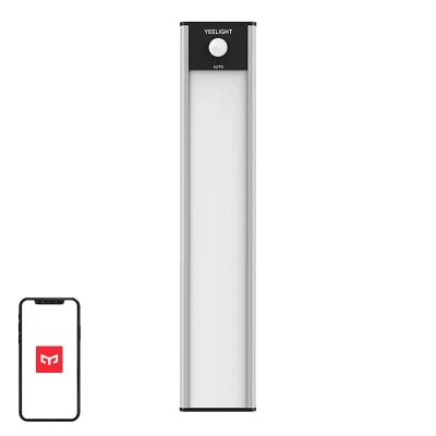 Yeelight Closet Light stříbrné 20 cm 2700K noční světlo se senzorem pohybu