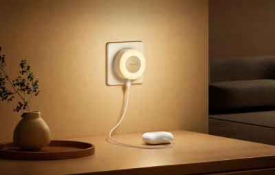 Yeelight Nočné svetlo Jelly 4 Plus so senzorom súmraku (zásuvka USB C)