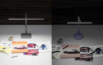 Yeelight D1 Matter šedá stolní lampa