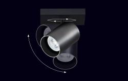 Yeelight Stropní reflektor YLDDL-0084-B (dvě žárovky) černý