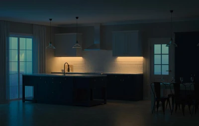 Yeelight Světlo do skříně černé 20 cm 2700K
