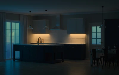 Yeelight Světlo do skříně černé 60 cm 2700K
