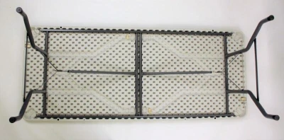 Your brand New York bílý 183x76 cm cateringový skládací stůl