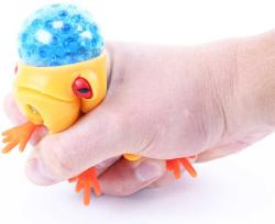 Žába míček antistresový 5,5cm měkký mačkací s kuličkami 2 barvy