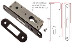 Zámek vratový 90 L cyl.vl./převod