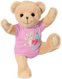 ZAPF BABY BORN Medvídek růžový obleček set s doplňky pro panenku PLYŠ
