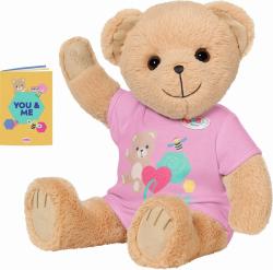 ZAPF BABY BORN Medvídek růžový obleček set s doplňky pro panenku PLYŠ