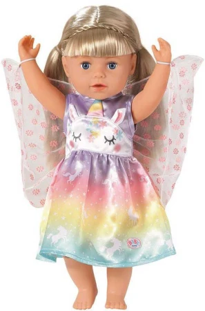 Zapf Creation Baby Born set kostým víla s jednorožci pro panenku miminko
