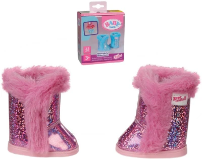 Zapf Creation ZAPF BABY BORN Boty třpytivé set 1 pár pro panenku miminko 2 barvy
