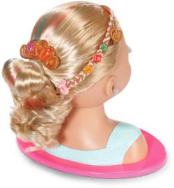 Zapf Creation ZAPF BABY BORN Česací hlava blond starší sestřička set s kadeřnickými doplňky